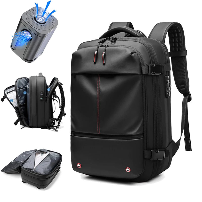 Sac A Dos Homme Ville Compression Sous Vide Extensible