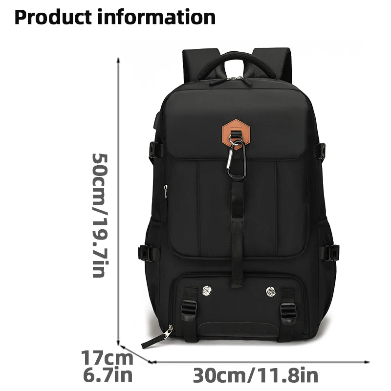 Sac À Dos De Camping Unisexe En Nylon Compartiment Déperlant