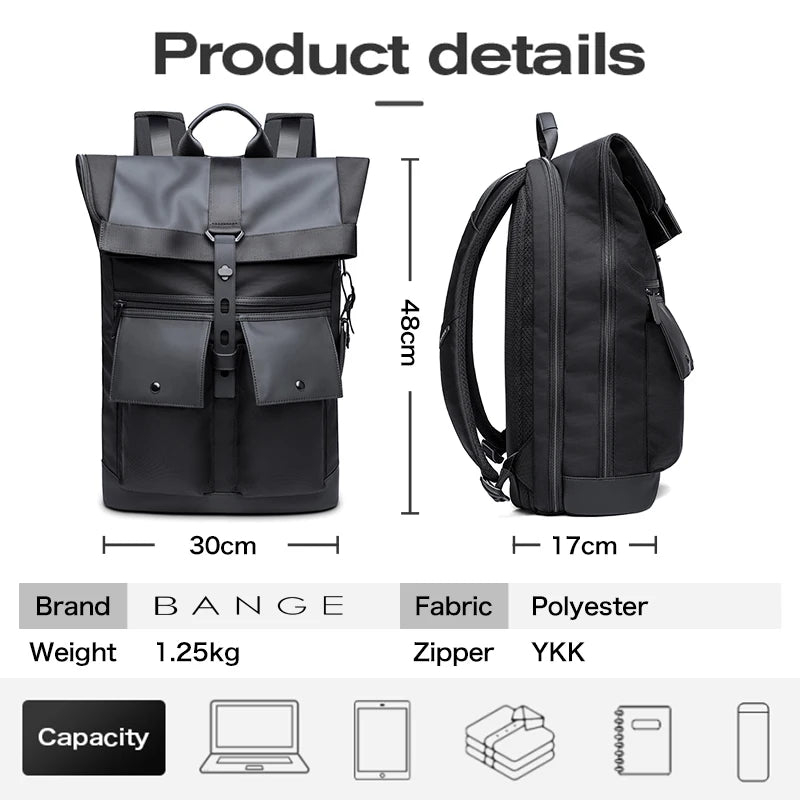 Sac À Dos Imperméable Antivol 15,6 Pouces