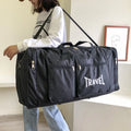 Sac de voyage pliable imperméable 80 L en nylon noir