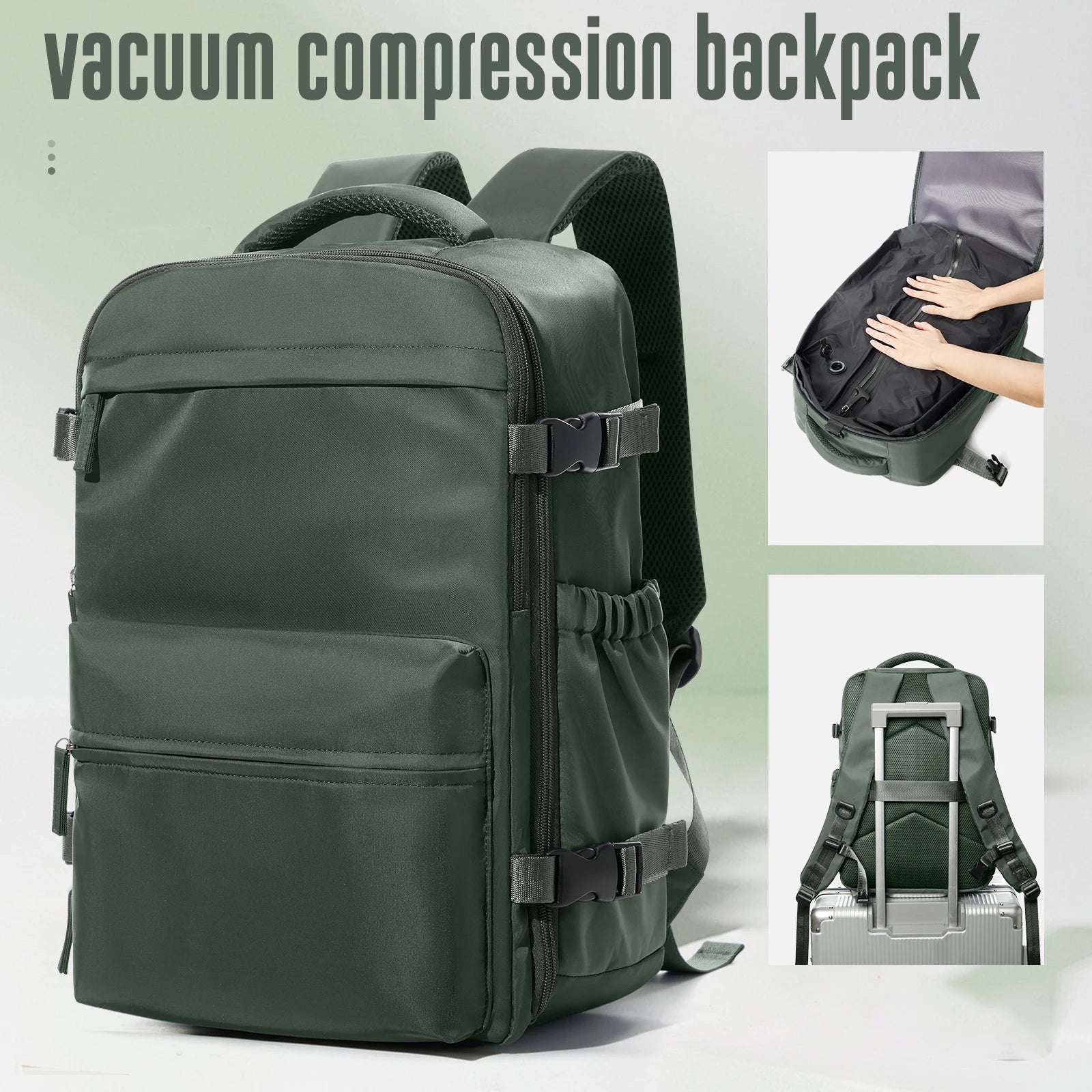 Sac À Dos De Voyage Compression Sous Vide Compartiment