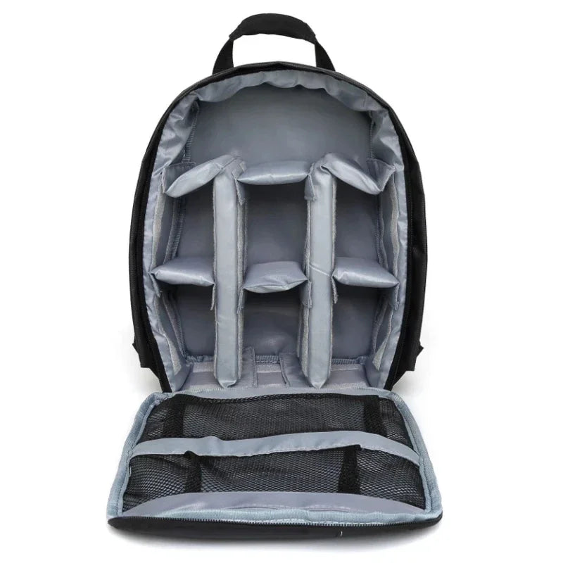 Sac À Dos Noir Imperméable À Cloisons Amovibles