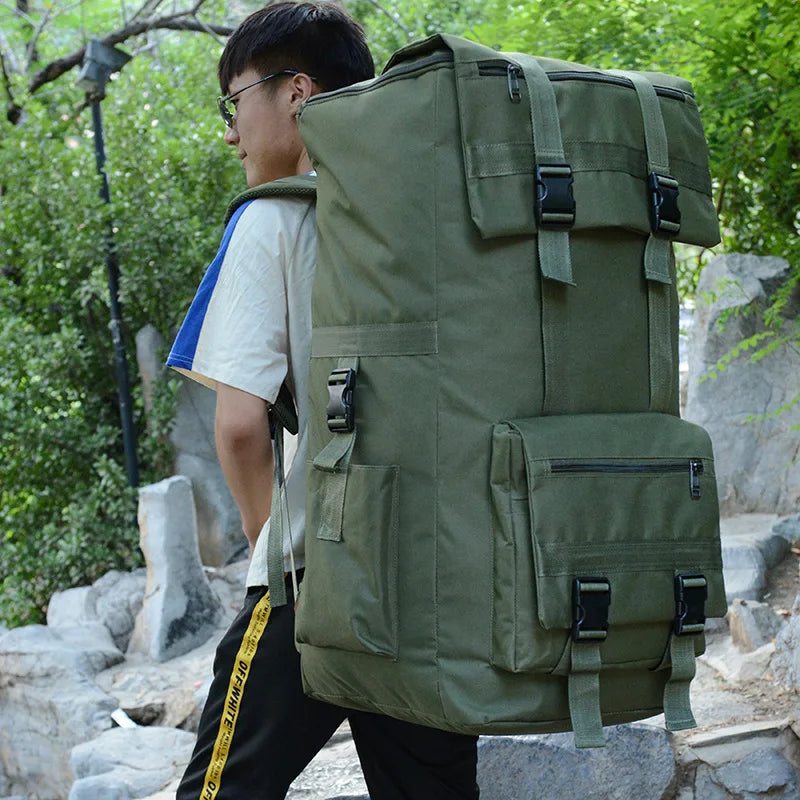 Sac À Dos De Randonnée Tissu Oxford Bretelles Incurvées