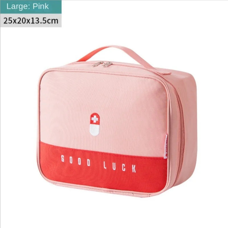 Trousse de premiers secours en polyester Oxford avec poignée et poche avant