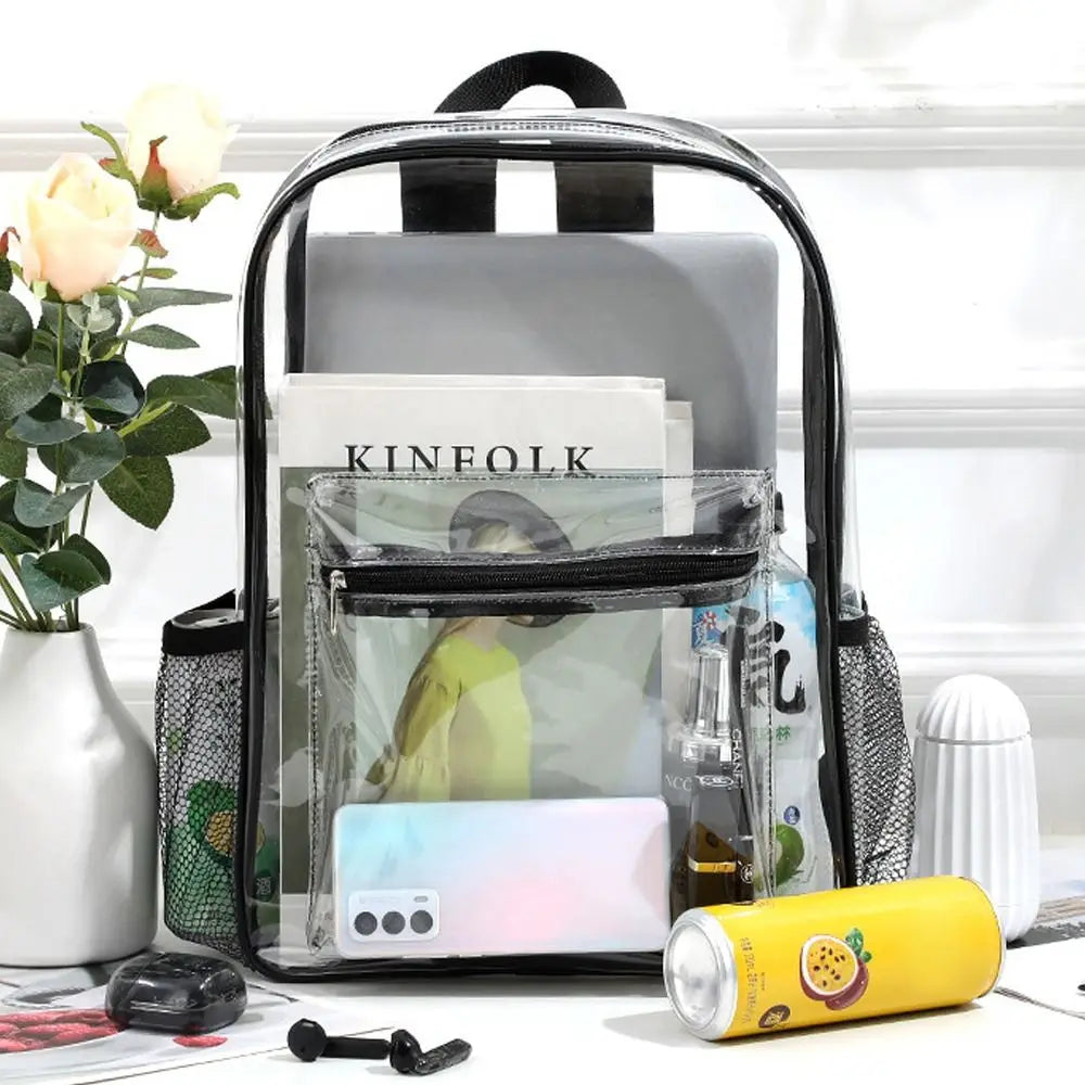 Sac À Dos Sport Femme Transparent En PVC