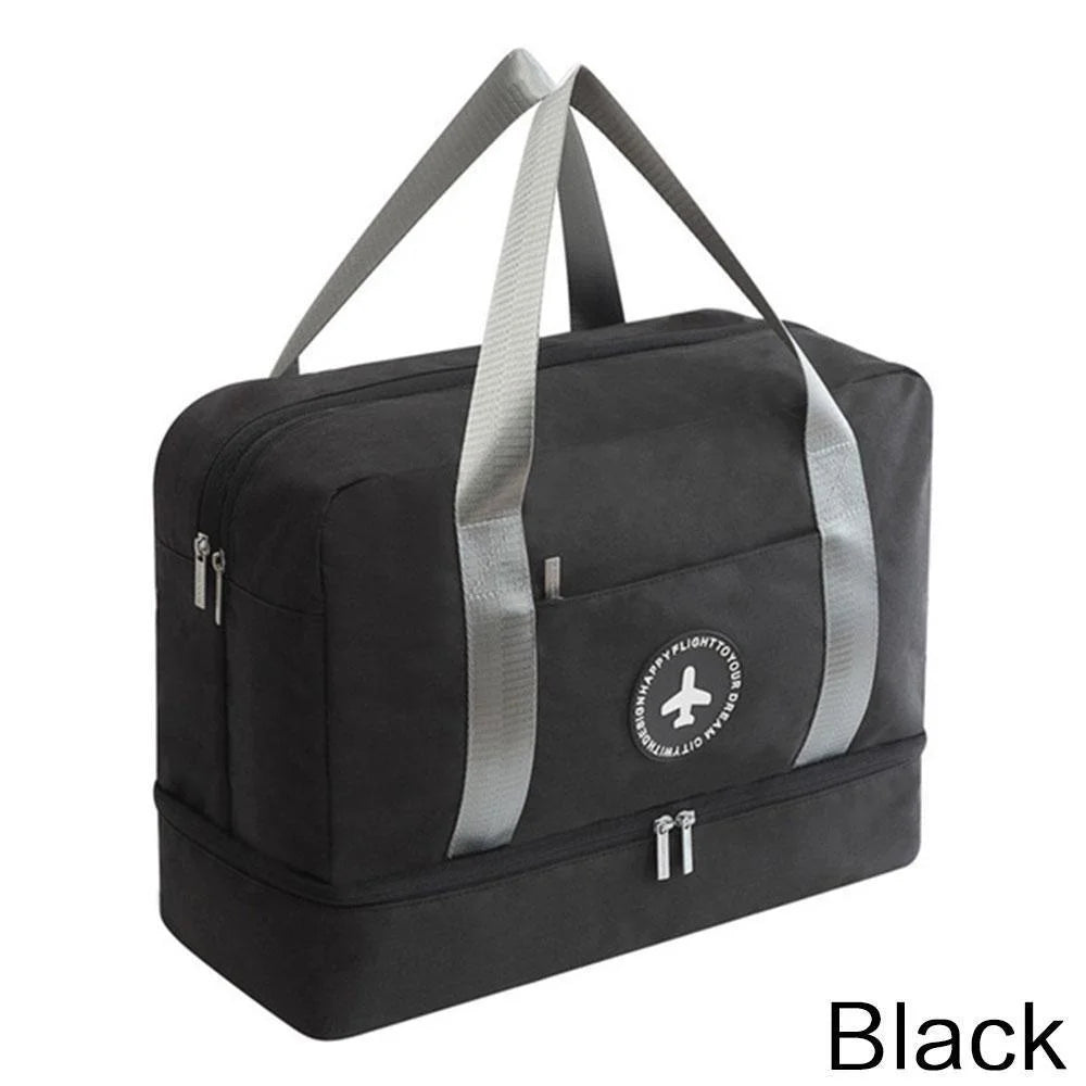 sac de voyage imperméable en tissu Oxford à séparation humide et sèche