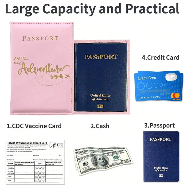 Accessoires Voyage Femme Porte-Cartes En PU