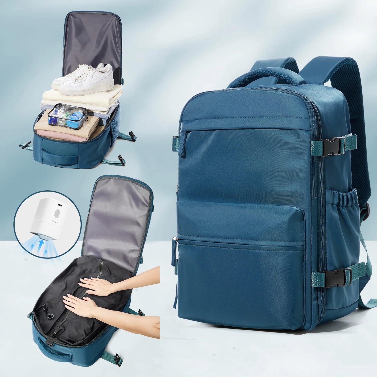Sac À Dos De Voyage Compression Sous Vide Compartiment