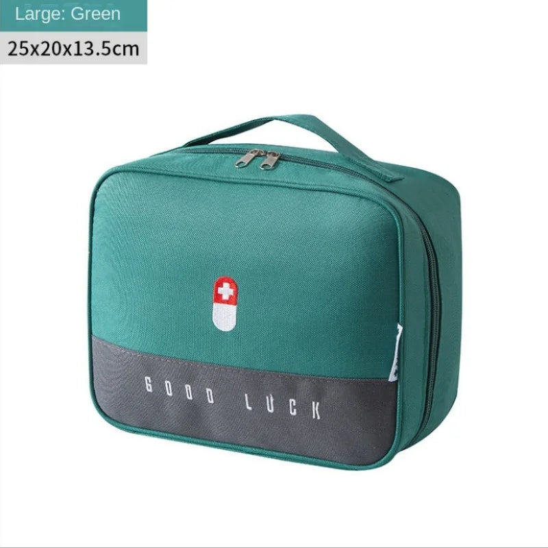 Trousse de premiers secours en polyester Oxford avec poignée et poche avant
