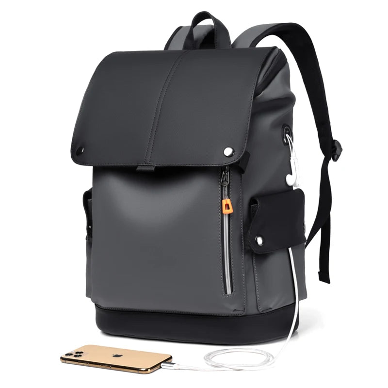 Sac À Dos Pour Ordinateur Cuir PU Imperméable