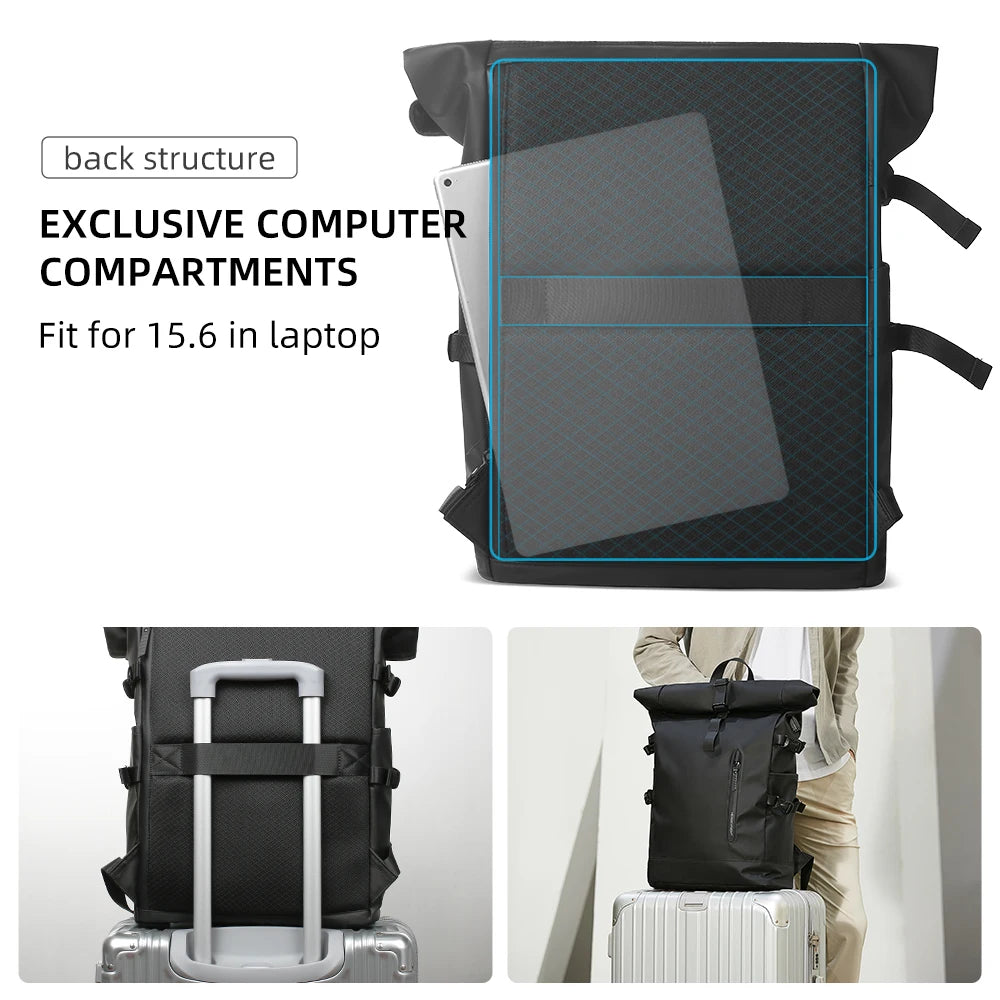 Sac A Dos Voyage Homme Imperméable Extensible