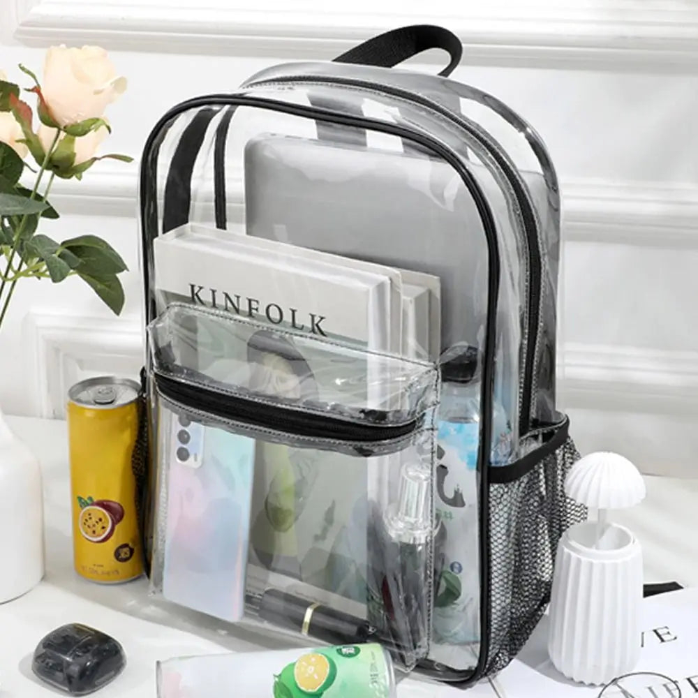 Sac À Dos Sport Femme Transparent En PVC