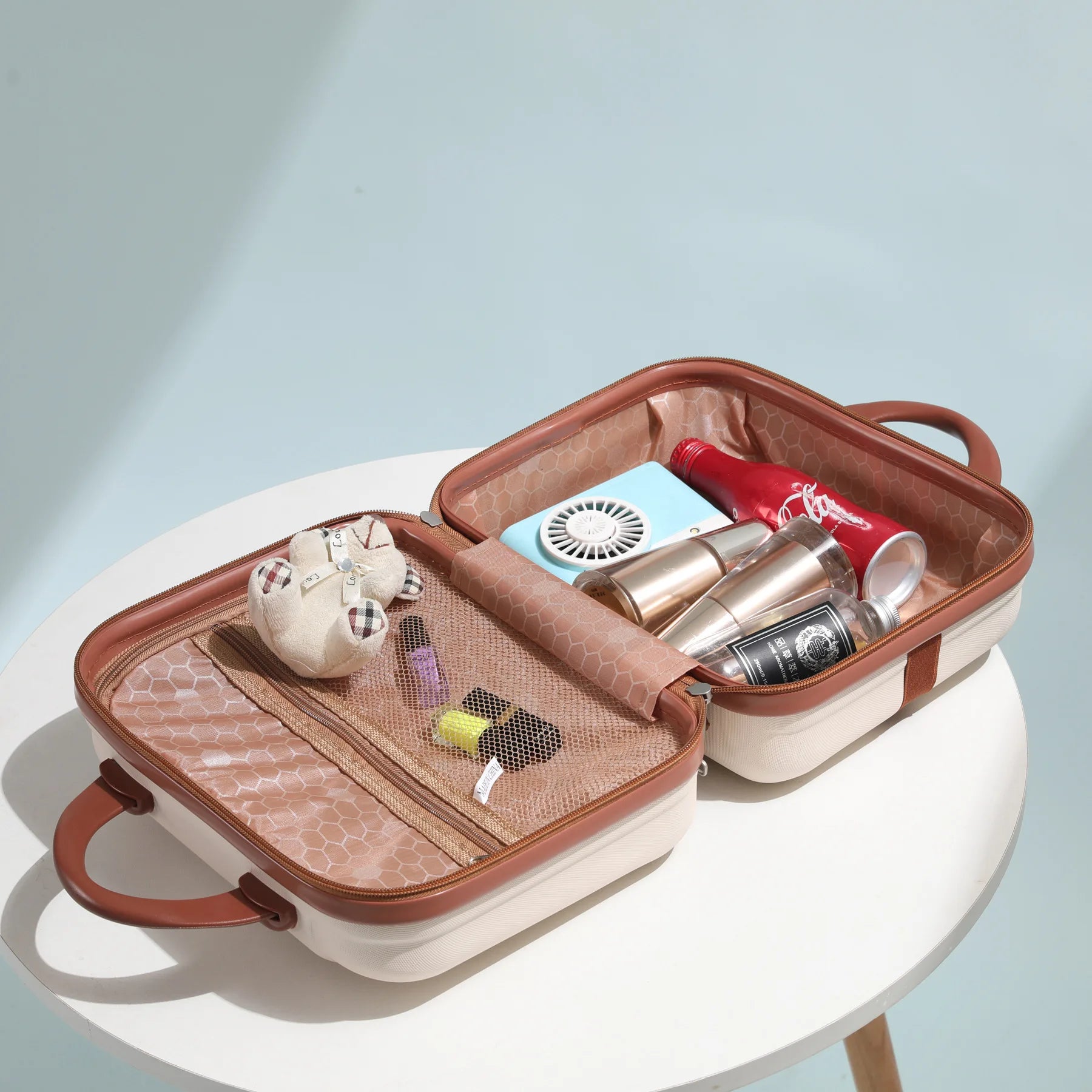 Trousse De Toilette Vanity Rigide En ABS Avec Serrure