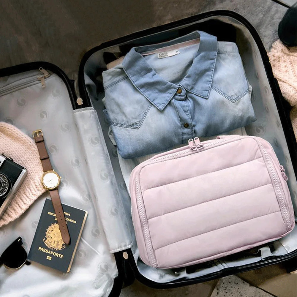 Grande Trousse De Toilette Femme À Compartiments Multiples