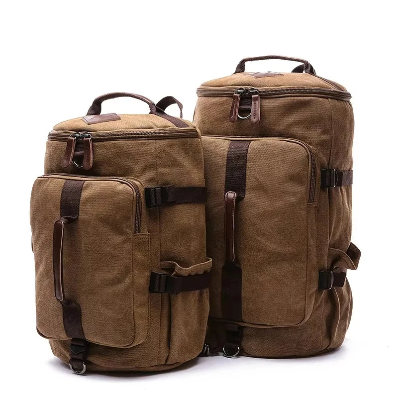 Sac À Dos Cylindrique En Toile