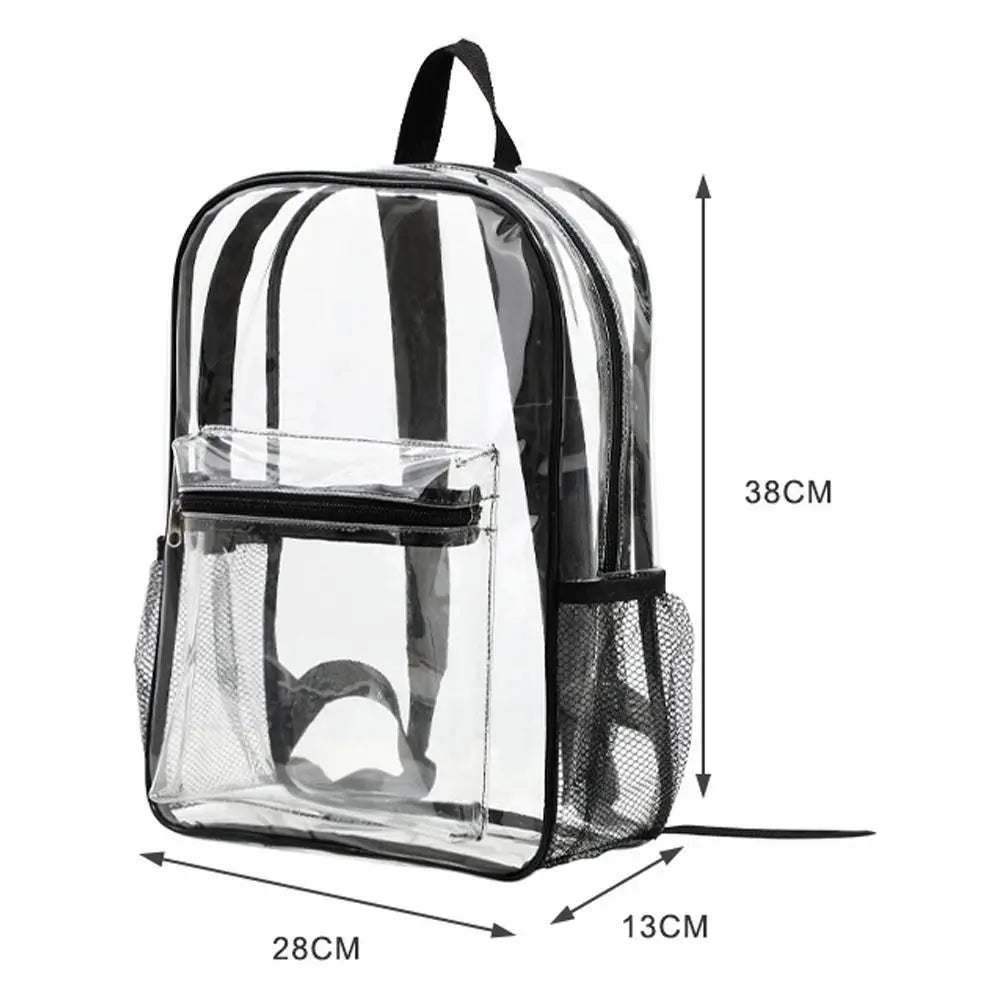 Sac À Dos Sport Femme Transparent En PVC