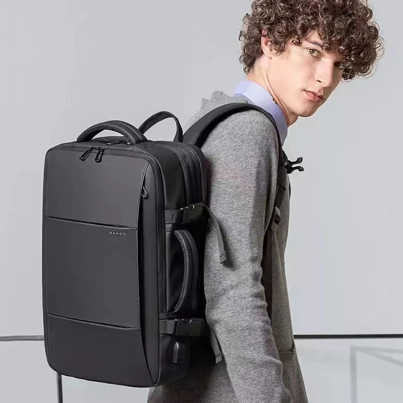 Sac À Dos Imperméable Homme Extensible Avec Port USB