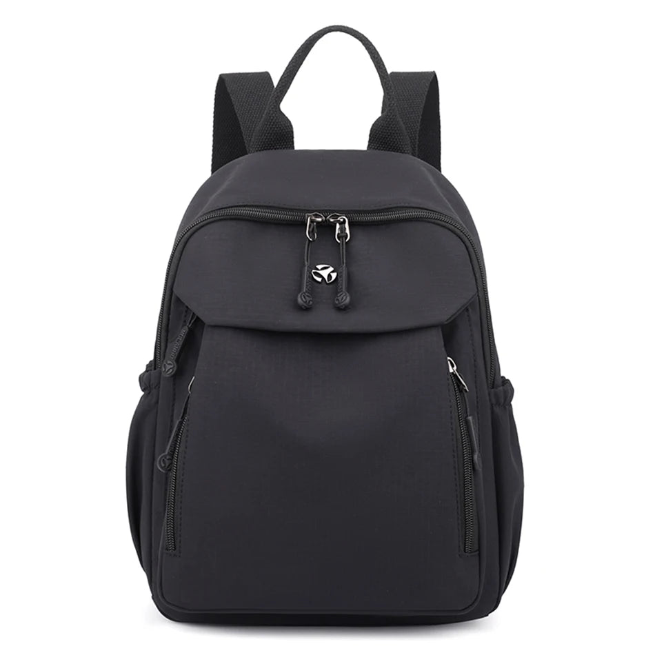 Petit Sac À Dos Femme Noir En Nylon