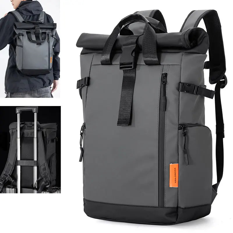 Sacs À Dos Pour Ordinateur Portable Fermeture À Enroulement