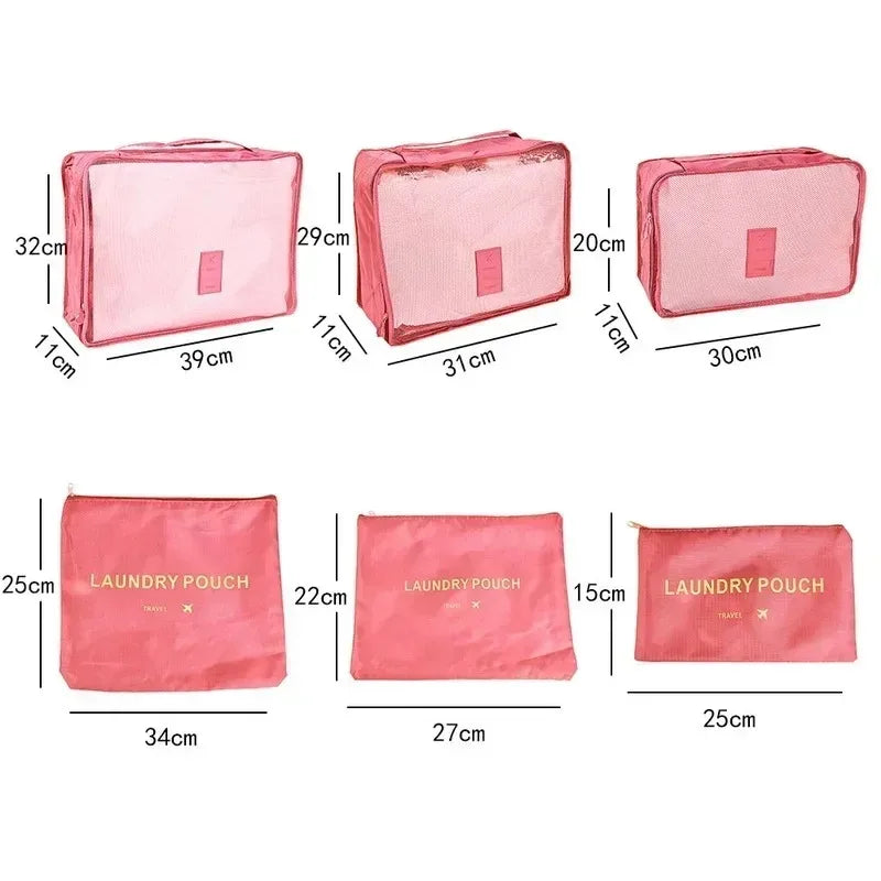 Accessoires Voyage Valise Lot De 6 Pièces Avec Panneaux