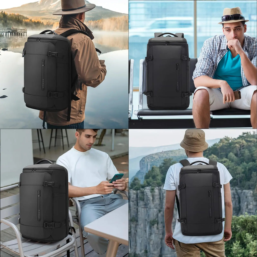 Sac À Dos Oxford Grande Capacité Compartiment À Chaussures