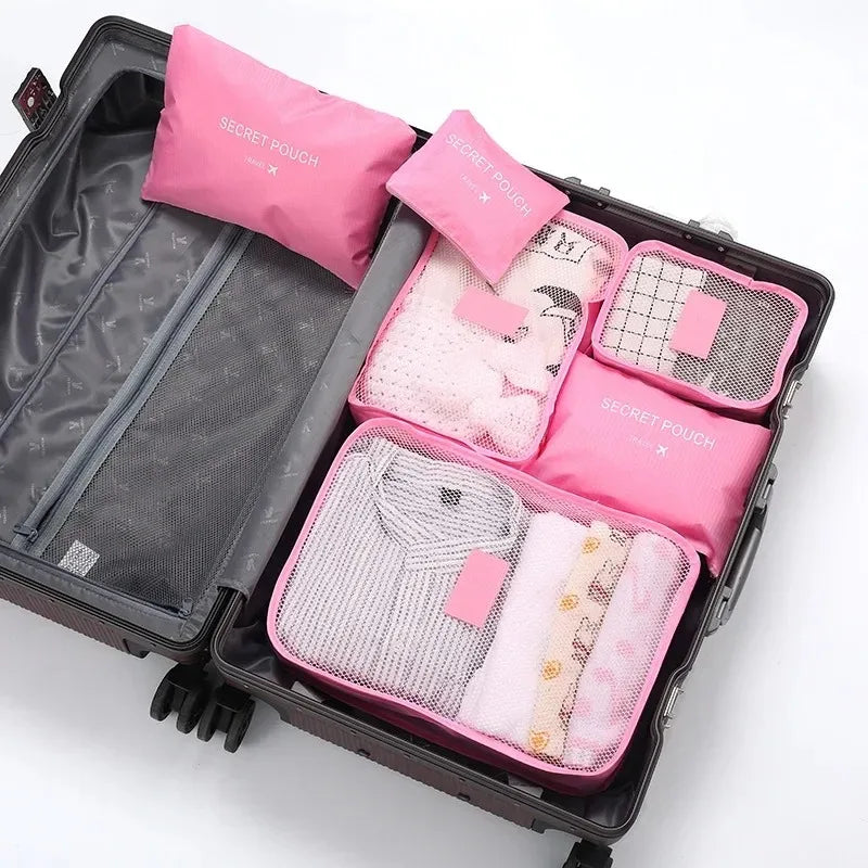 Accessoires Voyage Valise Lot De 6 Pièces Avec Panneaux