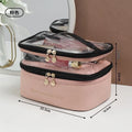 Trousse De Toilette Double Compartiment Transparent