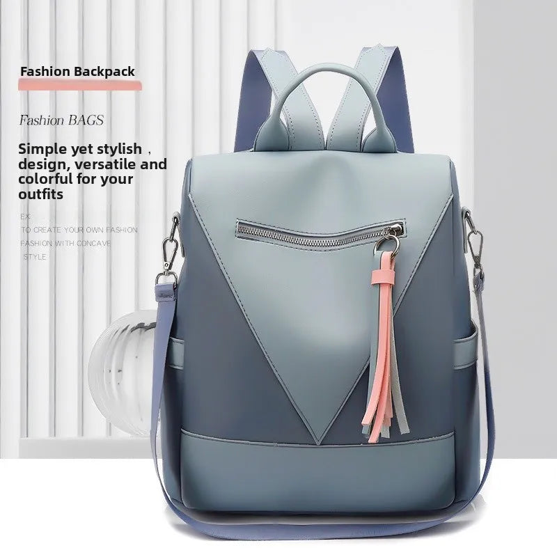 Sac À Dos Femme Ville Rose En Nylon
