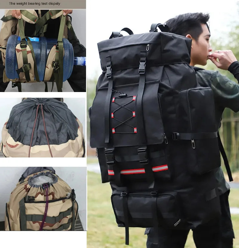 Sac À Dos Randonnée Femme Nylon Système Molle