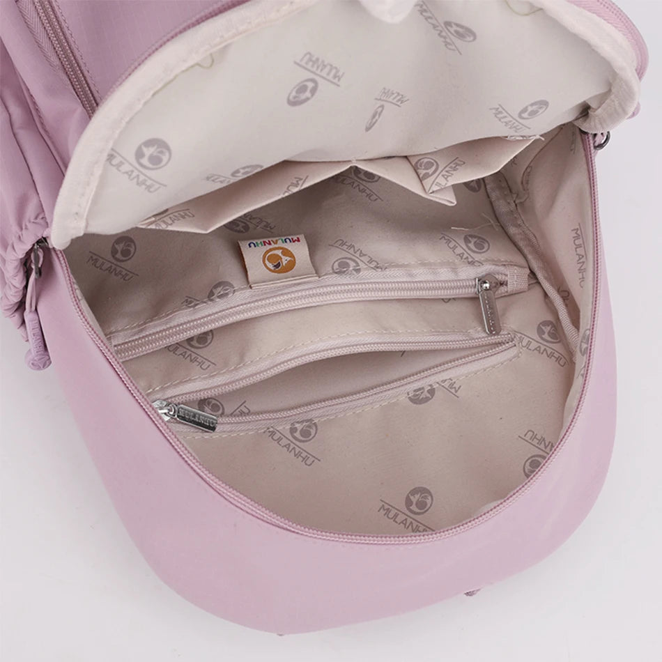Petit Sac À Dos Femme Noir En Nylon