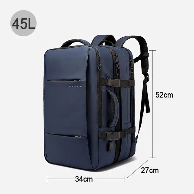 Sac À Dos Imperméable Homme Extensible Avec Port USB