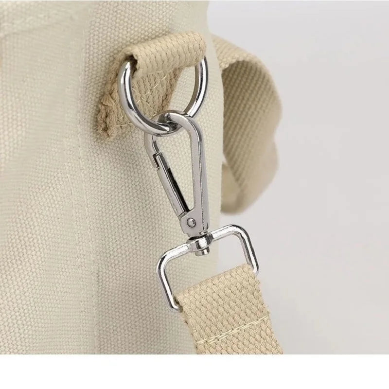 sac à bandoulière femme vert menthe en toile à fermeture à glissière