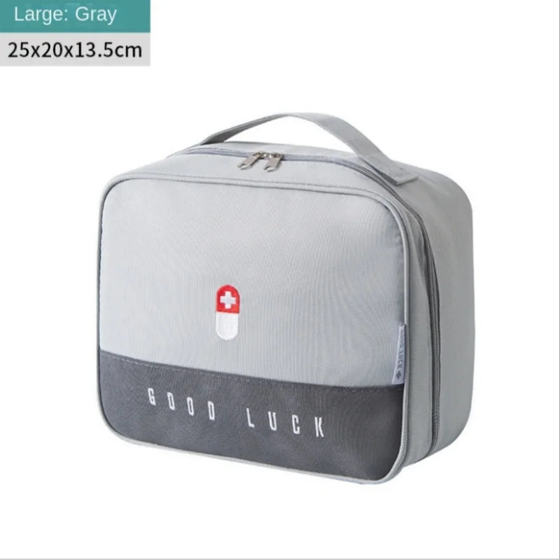 Trousse de premiers secours en polyester Oxford avec poignée et poche avant