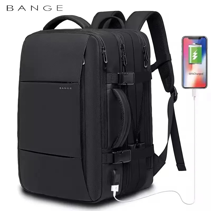 Sac À Dos Imperméable Homme Extensible Avec Port USB