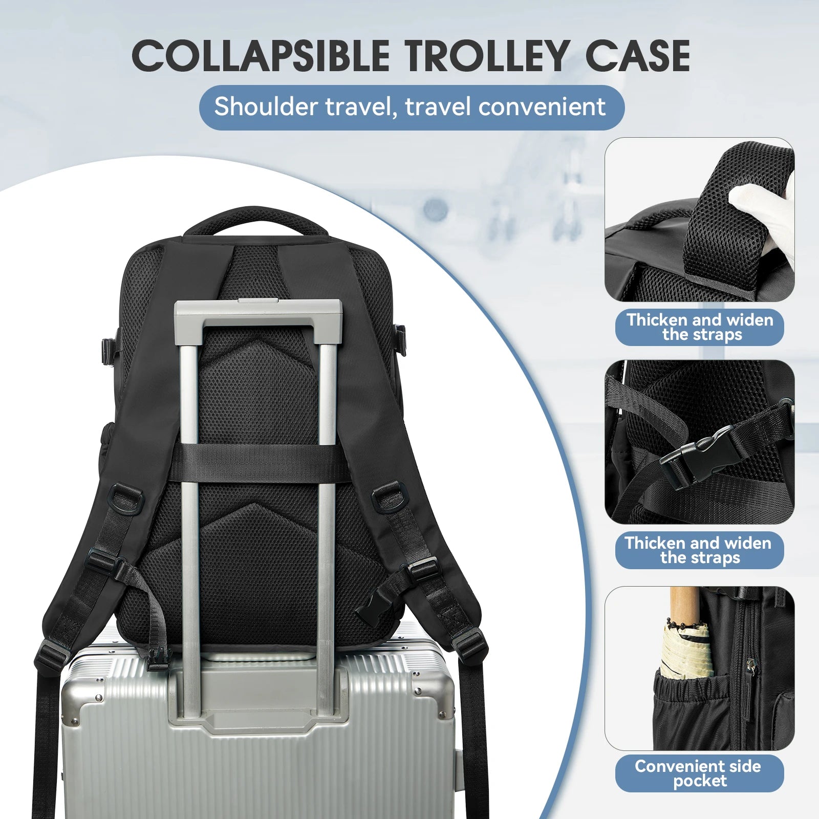 Sac À Dos De Voyage Compression Sous Vide Compartiment