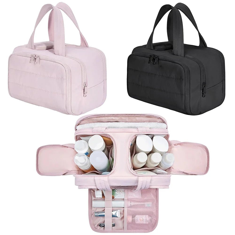 Grande Trousse De Toilette Femme À Compartiments Multiples