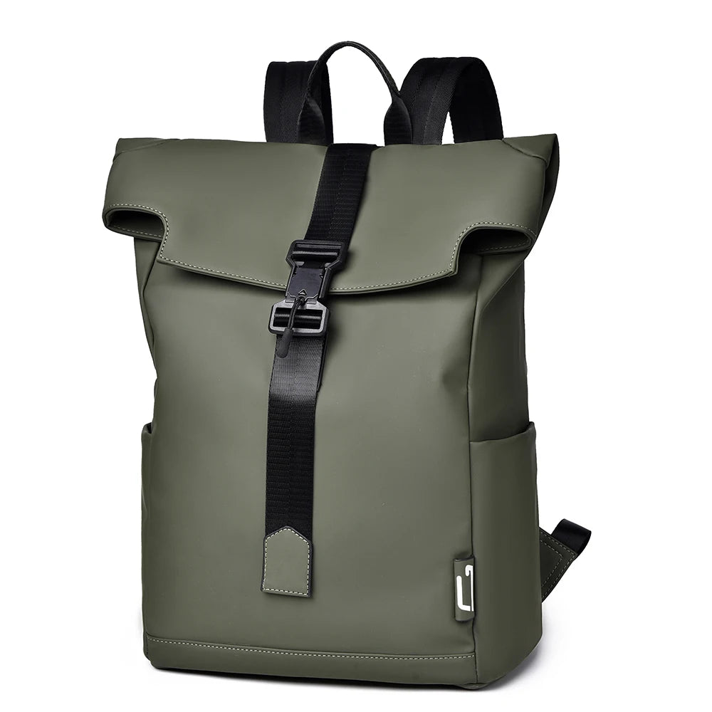 Sac À Dos PVC Imperméable Rabattable À Boucle