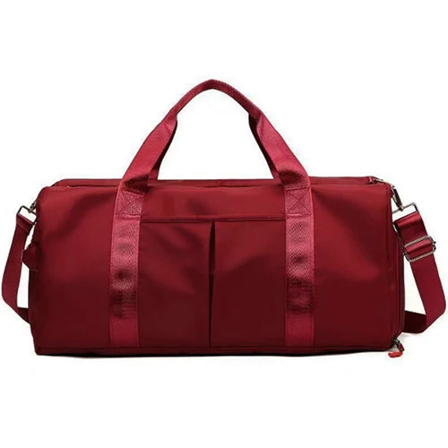 Sac polochon de voyage personnalisable brodé avec compartiment à chaussures