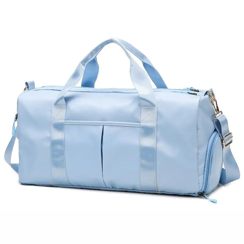 Sac polochon de voyage personnalisable brodé avec compartiment à chaussures