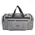 Sac polochon homme imperméable en tissu Oxford gris grande capacité