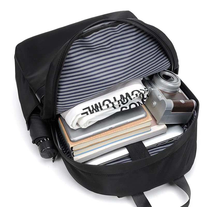 Sac À Dos Noir Pour Ordinateur En Polyester