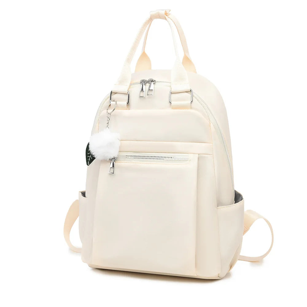 Sac À Dos 20-35 L Avec Poche Avant Zippée Tissu Oxford