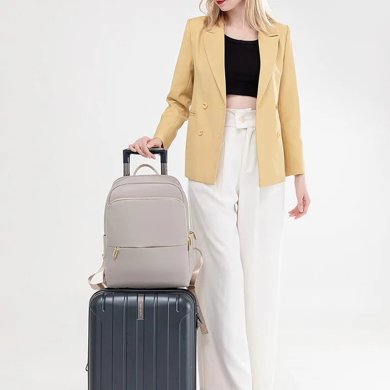 Sac À Dos Avec Compartiment Pour Ordinateur En Tissu Oxford