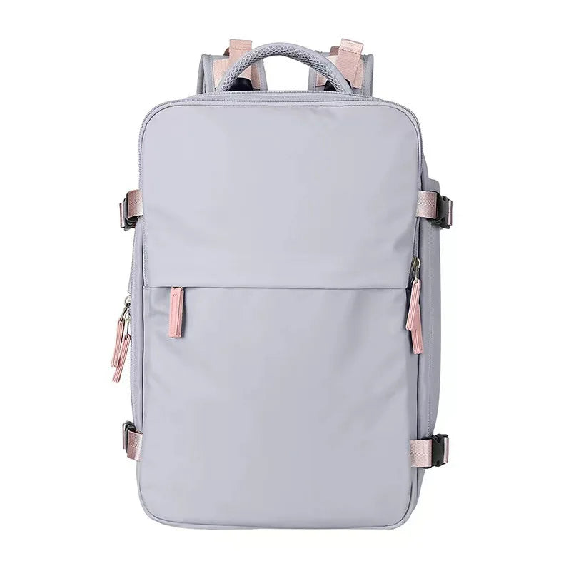 Sac À Dos De Voyage Avec Port USB Imperméable En Tissu