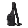 Sac poitrine EDC unisexe Oxford 800D imperméable à poches zippées