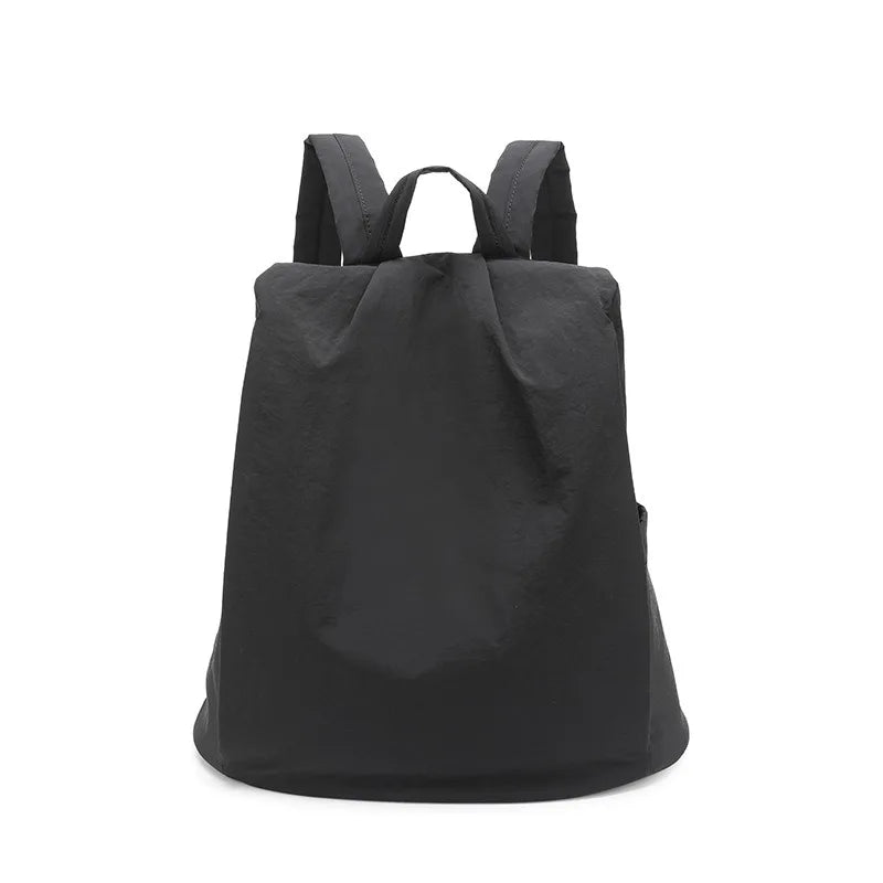 Sac À Dos Acétate Beige Avec Poche Latérale
