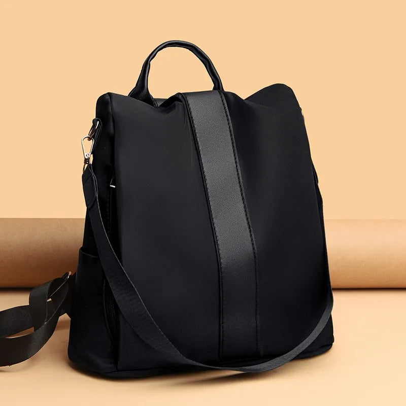 Sac À Dos Femme Voyage Antivol Tissu Oxford