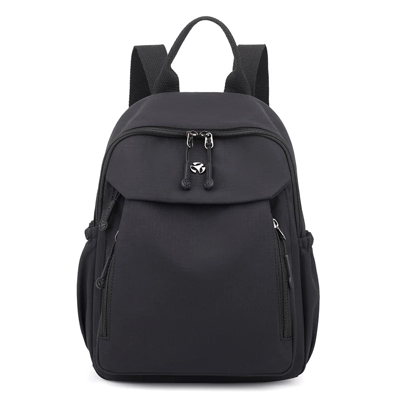 Petit Sac À Dos Femme Noir En Nylon