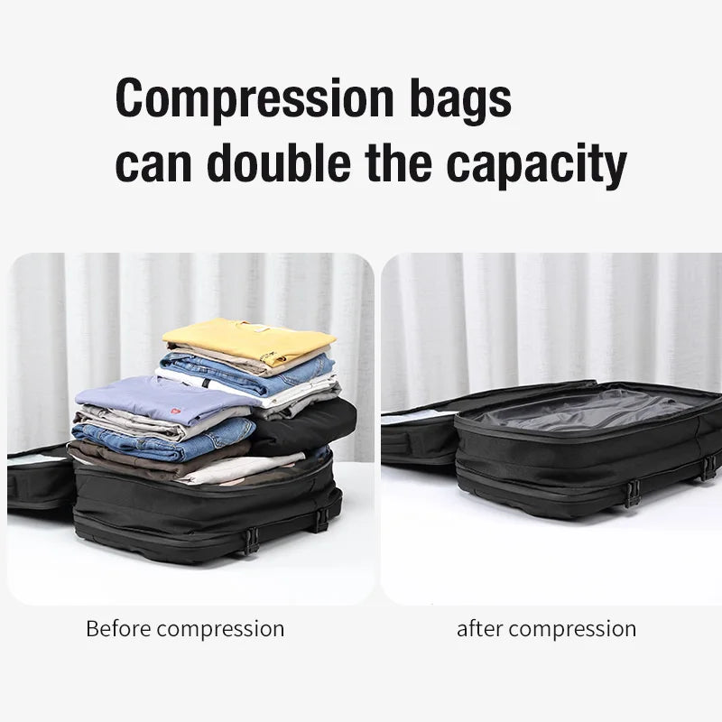 Sac À Dos Extensible Noir Pour Ordinateur Portable