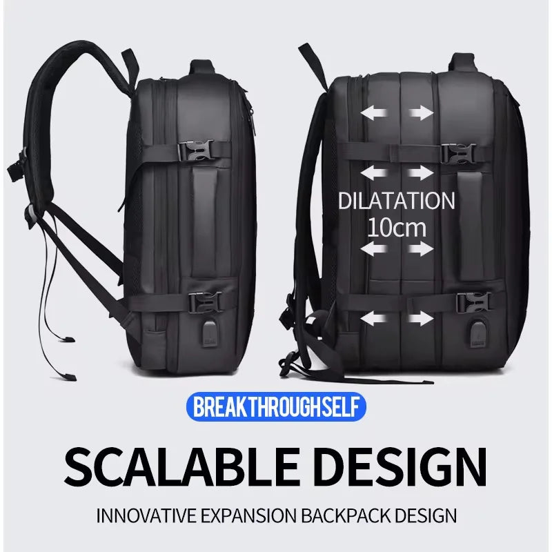Sac À Dos Travail Homme Extensible Port USB Externe